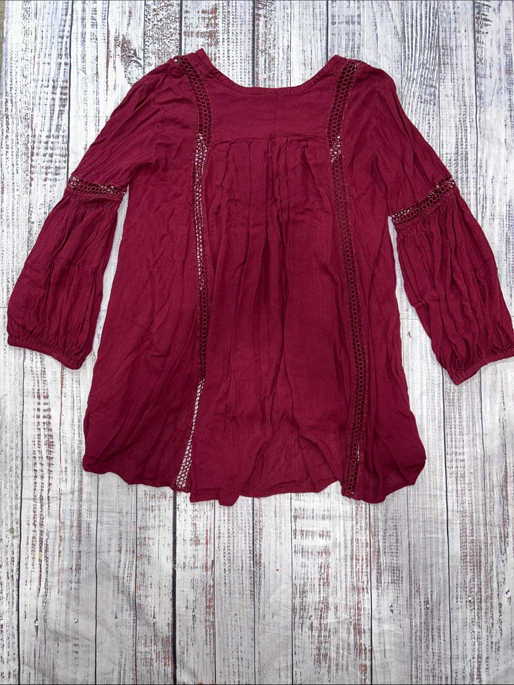 FREE PEOPLE Just The Two Of Us Tunic Dress Size L oversized - Picture 5 of 5